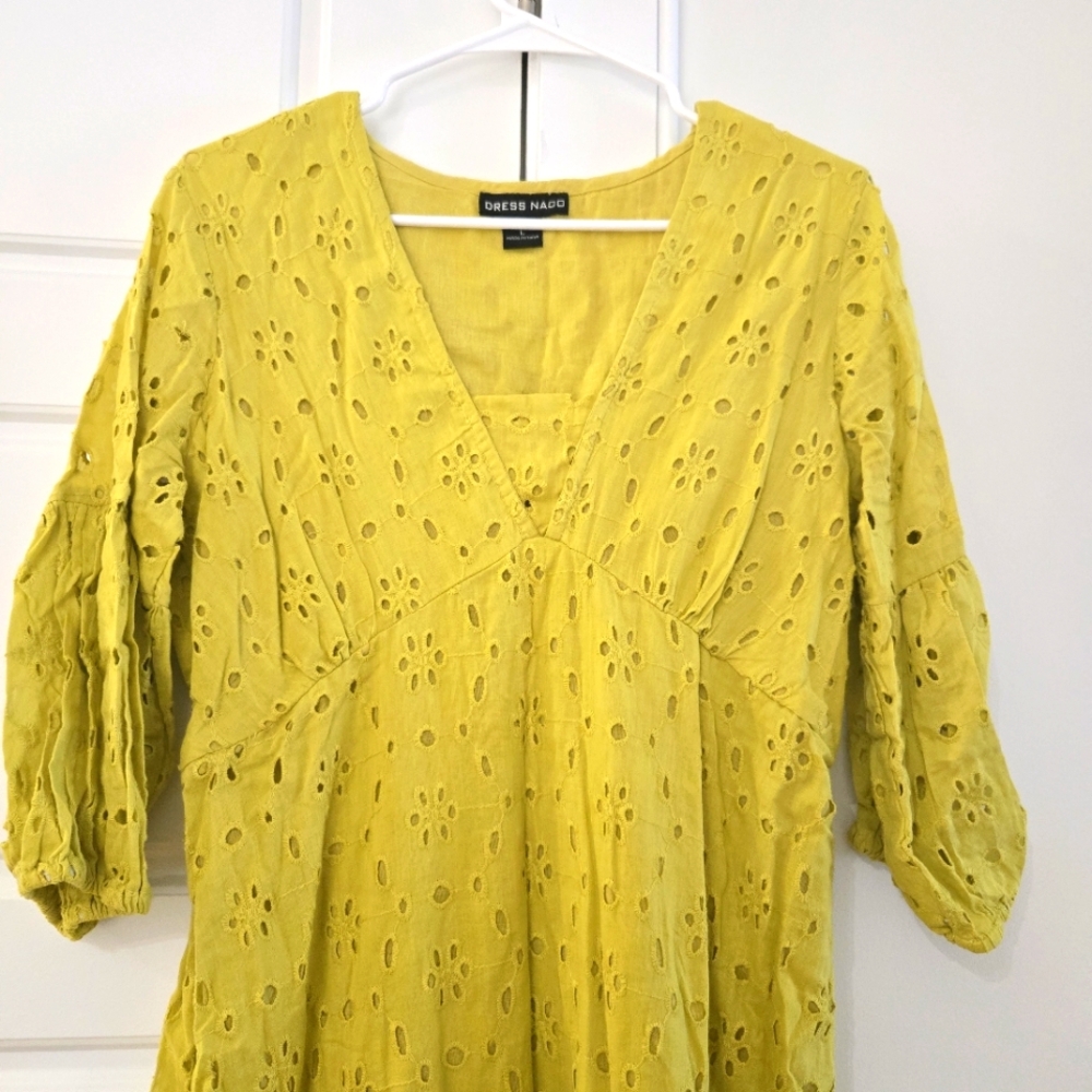 Yellow maxi Dress